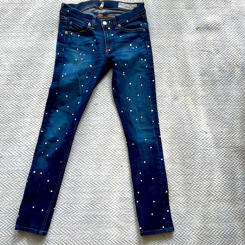 27 rag and bone polka dot jeans